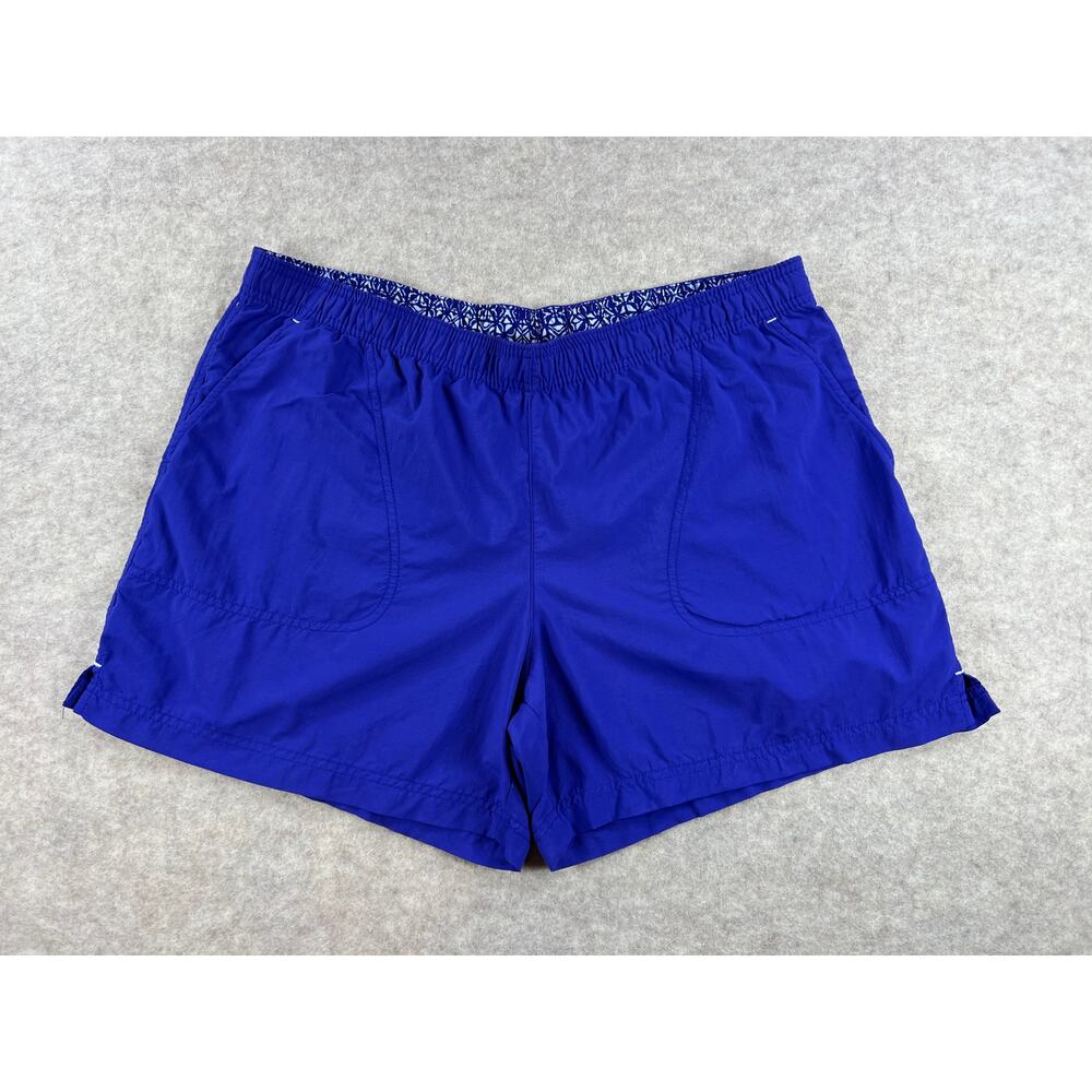 Columbia Women's Sandy River Nylon Shorts Purple/ Blue Size Large